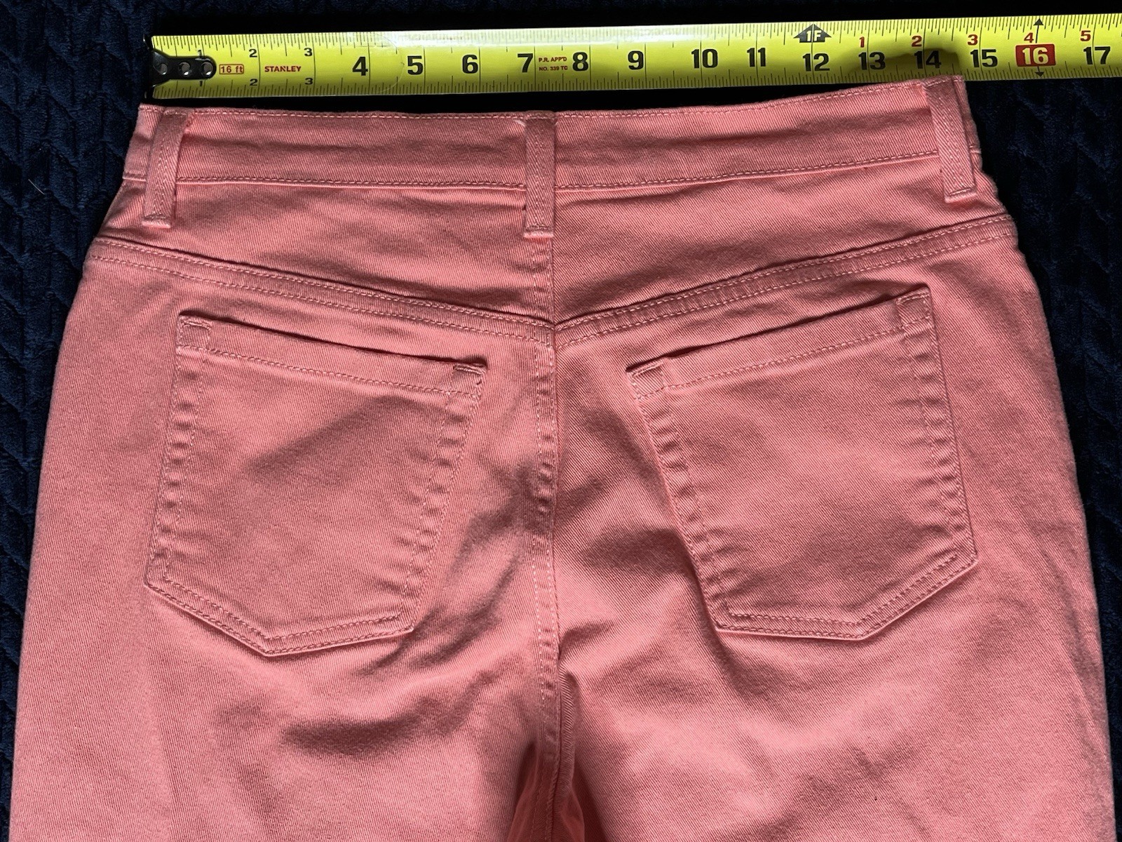 Gloria Vanderbilt Women’s Denim Jeans Amanda Size 10 Pink Made In Sri Lanka Used
