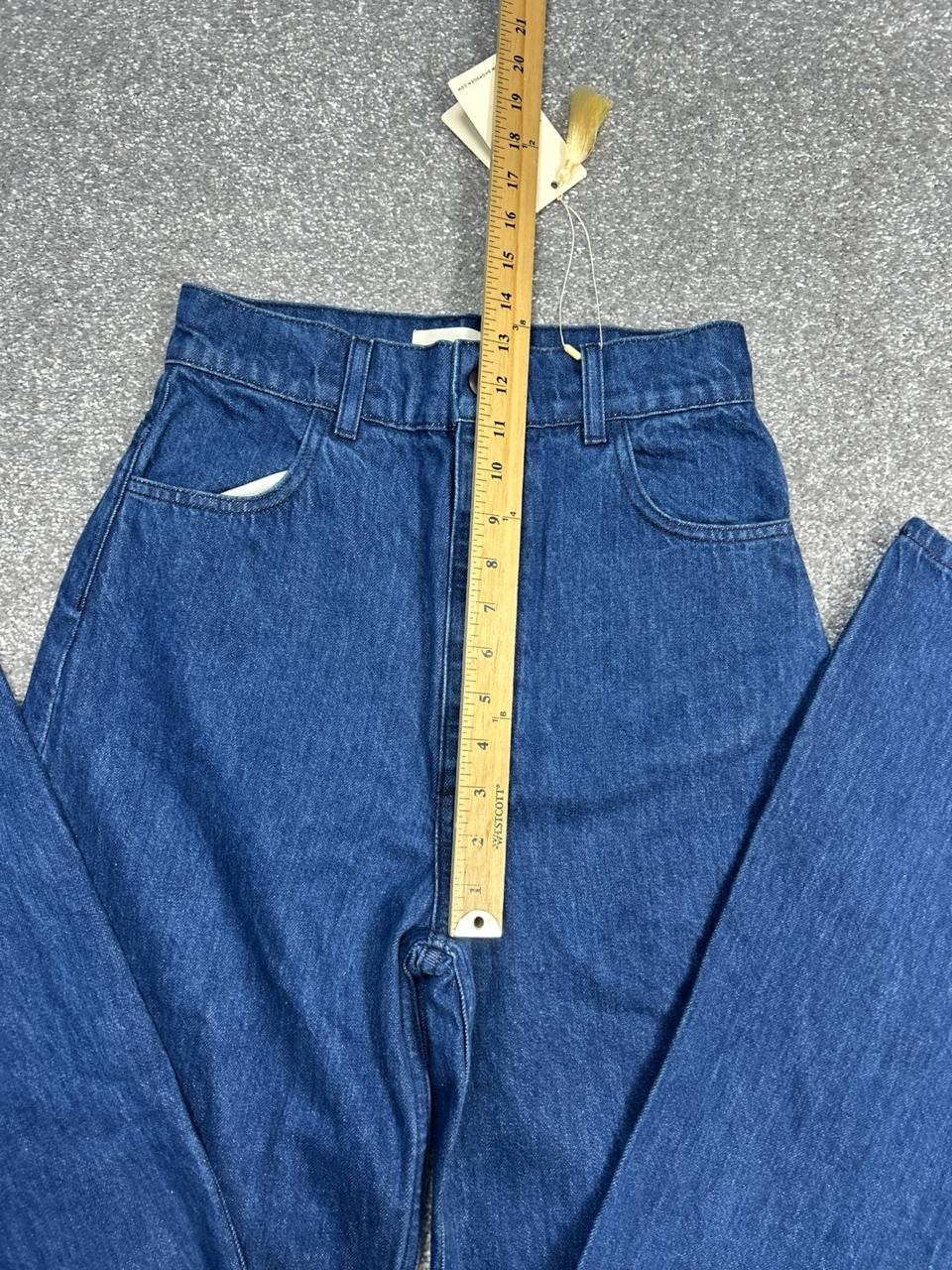 Doen Viva Jeans Womens 27 Blue Denim High Rise Flared Leg Streetwear 26×34 New