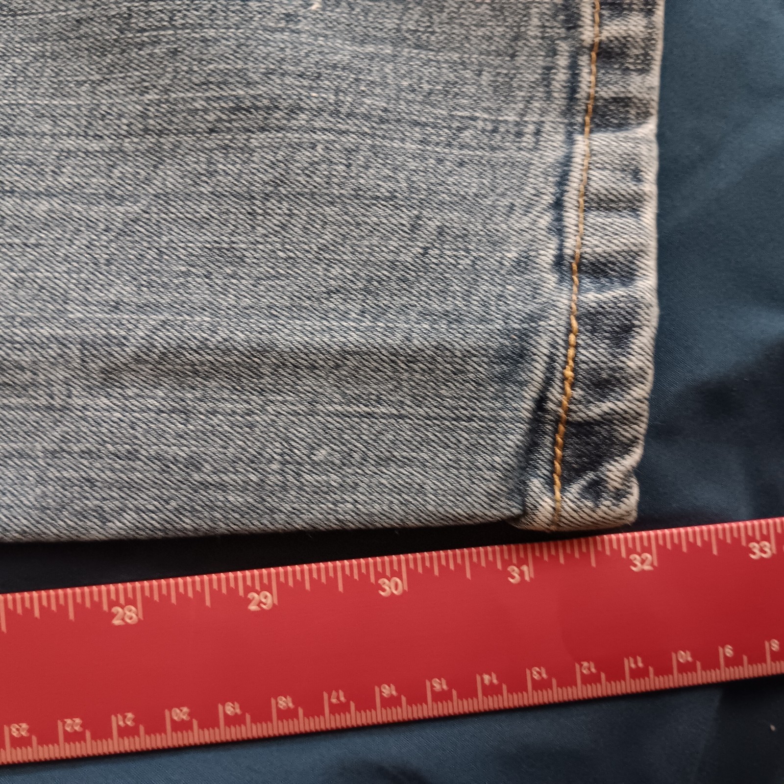 Wrangler Authentics Straight Leg Jean Blue Denim Cotton Stretch Medium Wash