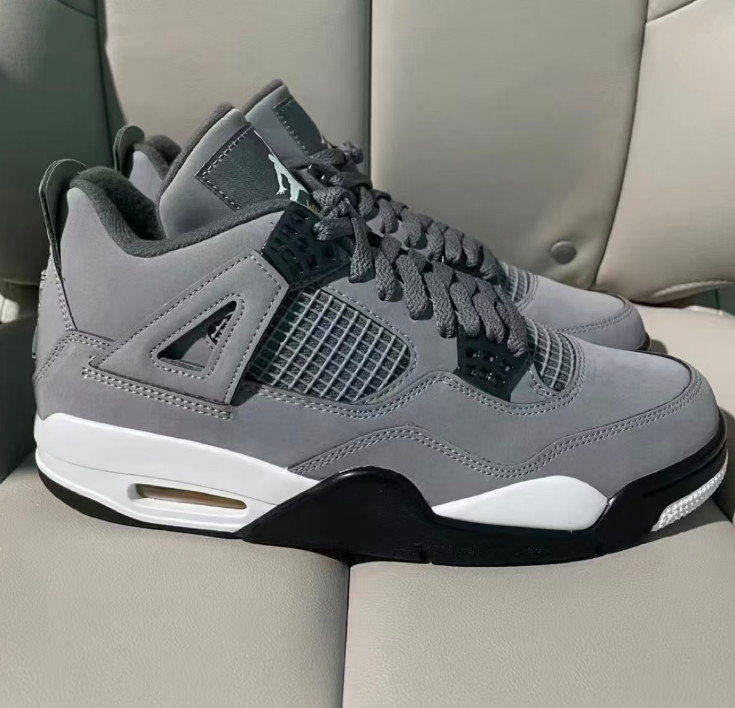 Nike Air Jordan 4 “Cool Grey” Retro Men’s Mid Top Basketball Shoes 308497-007