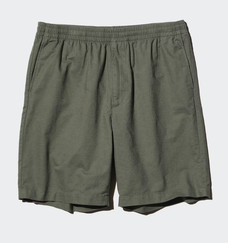 UNIQLO Linen Blend Easy Shorts | 5″ Lightweight Vacation Cool material
