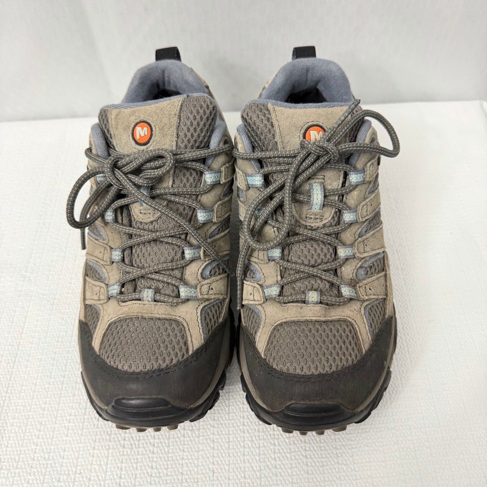 Merrell Moab 2 Shoes Women’s Size 7.5 Granite Waterproof Vibram Hiking Low Top