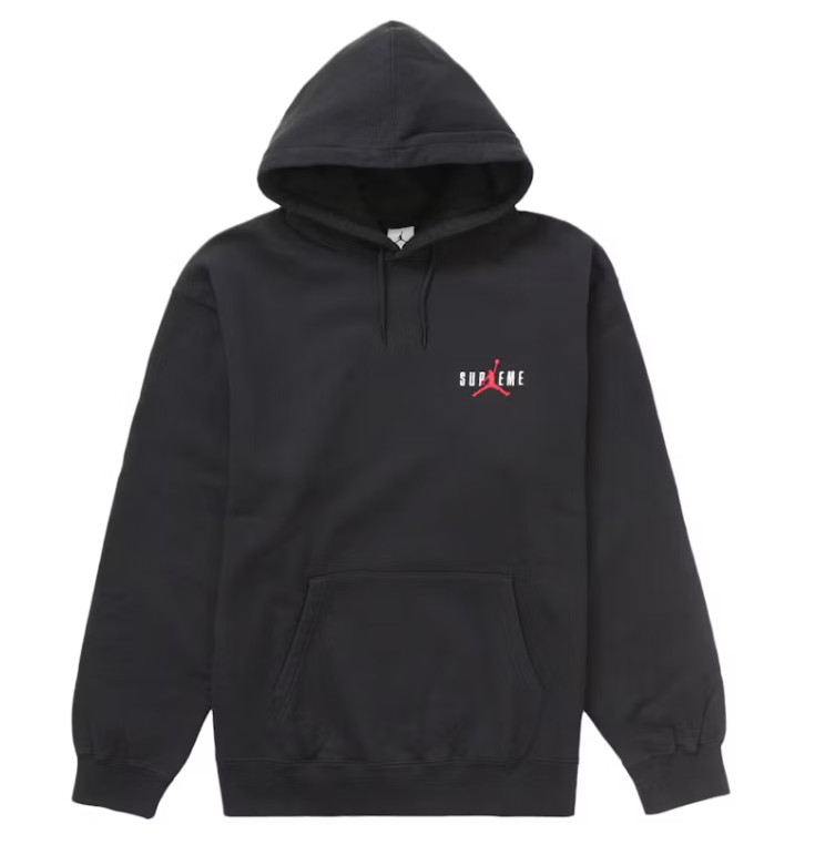 NEW Nike Air Jordan Supreme Hooded Sweatshirt FW24 Black HF0836-010 Men’s S-XL
