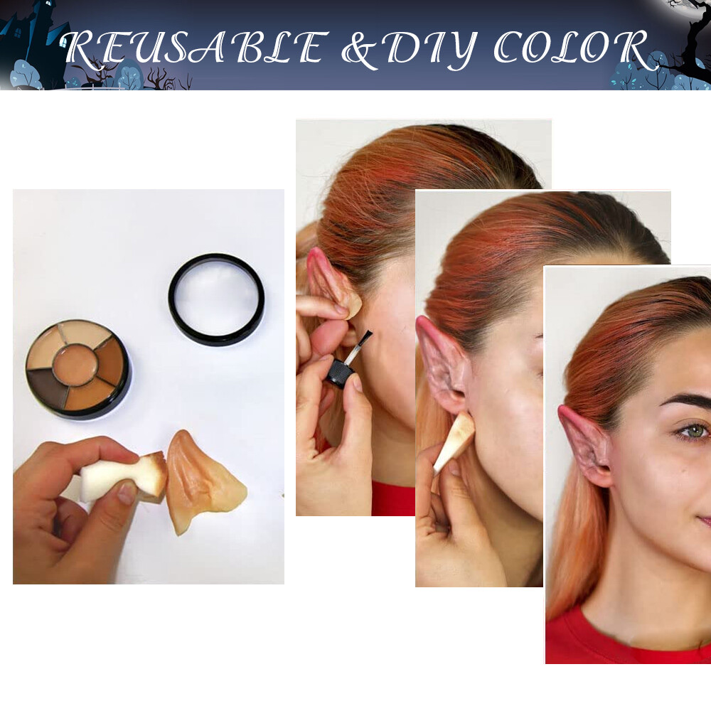 Latex Elf Ears Cosplay Ears Fairy Pixie Costume For Manga Anime Halloween Party