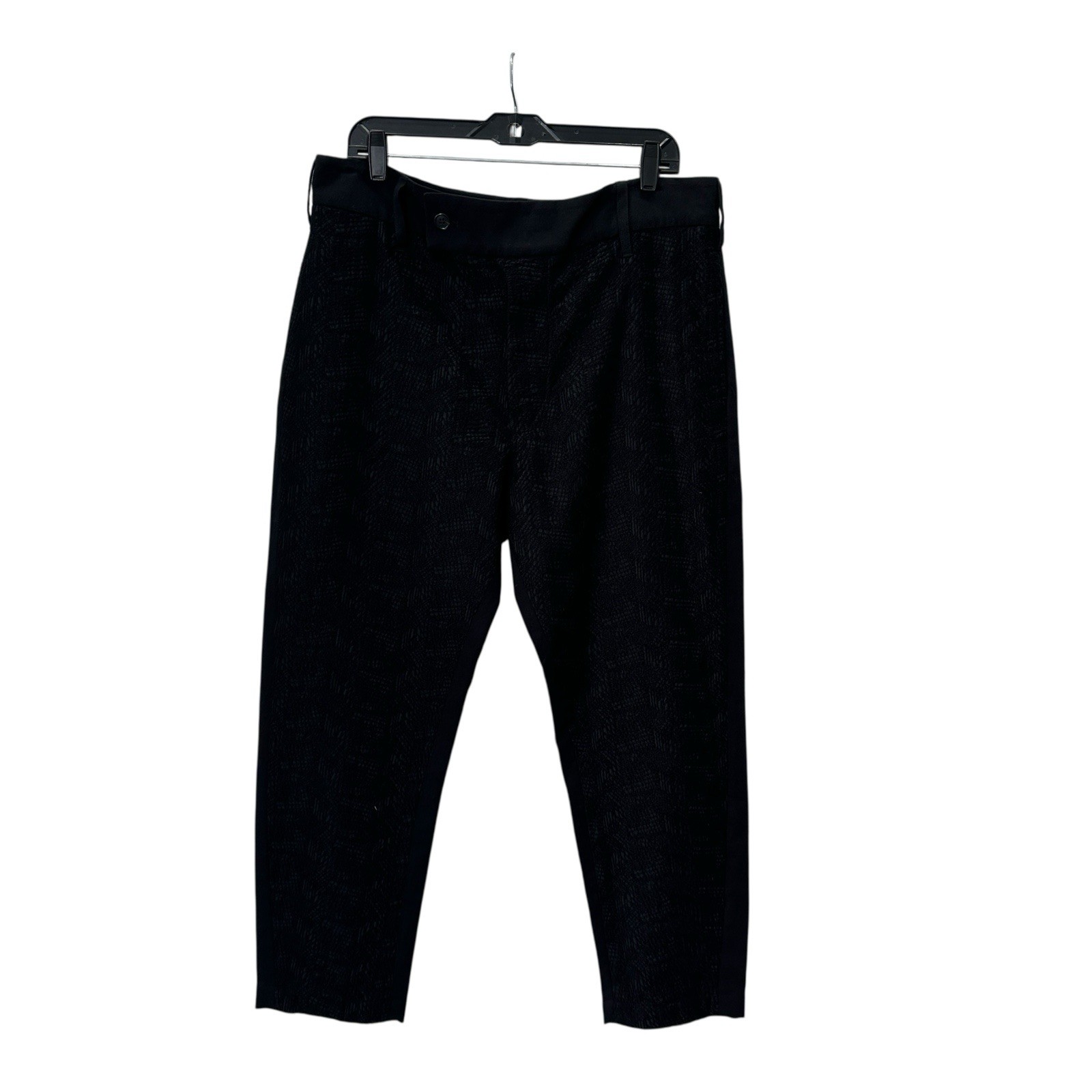 NWT $870 Ann Demeulemeester Men’s Black Jeremiah Panel Trouser Size Large