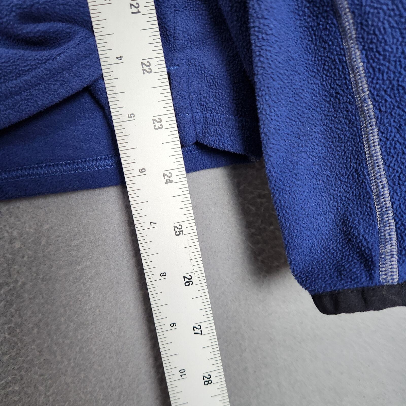 BROOKS RUNNING Fleece Jacket Womens Large Blue 1/2 Zip Lightweight Pullover