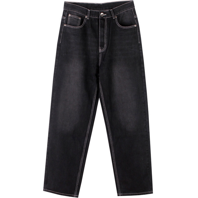 Men’s Washed Jeans Hip hop Pants Baggy Trousers Oversized 34 36 38 40 42 44 46