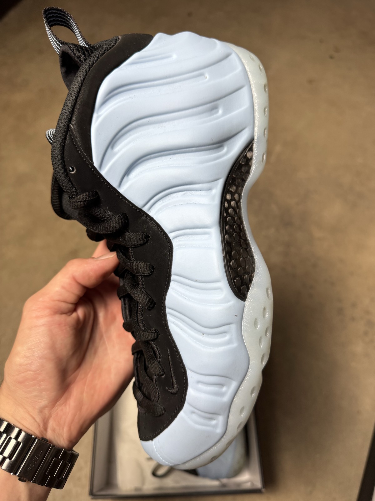 Size 8M/9.5W – Nike Air Foamposite One Psychic Blue HJ6014-400 Pre-Owned