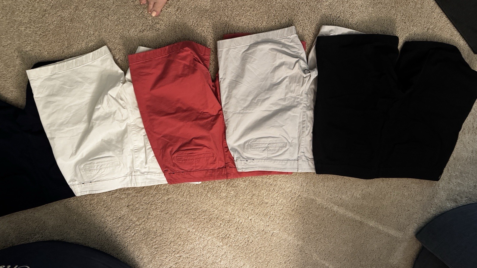 Lot of 5 J.Crew Factory 9” Frankie Bermuda Chino Shorts Sz 14