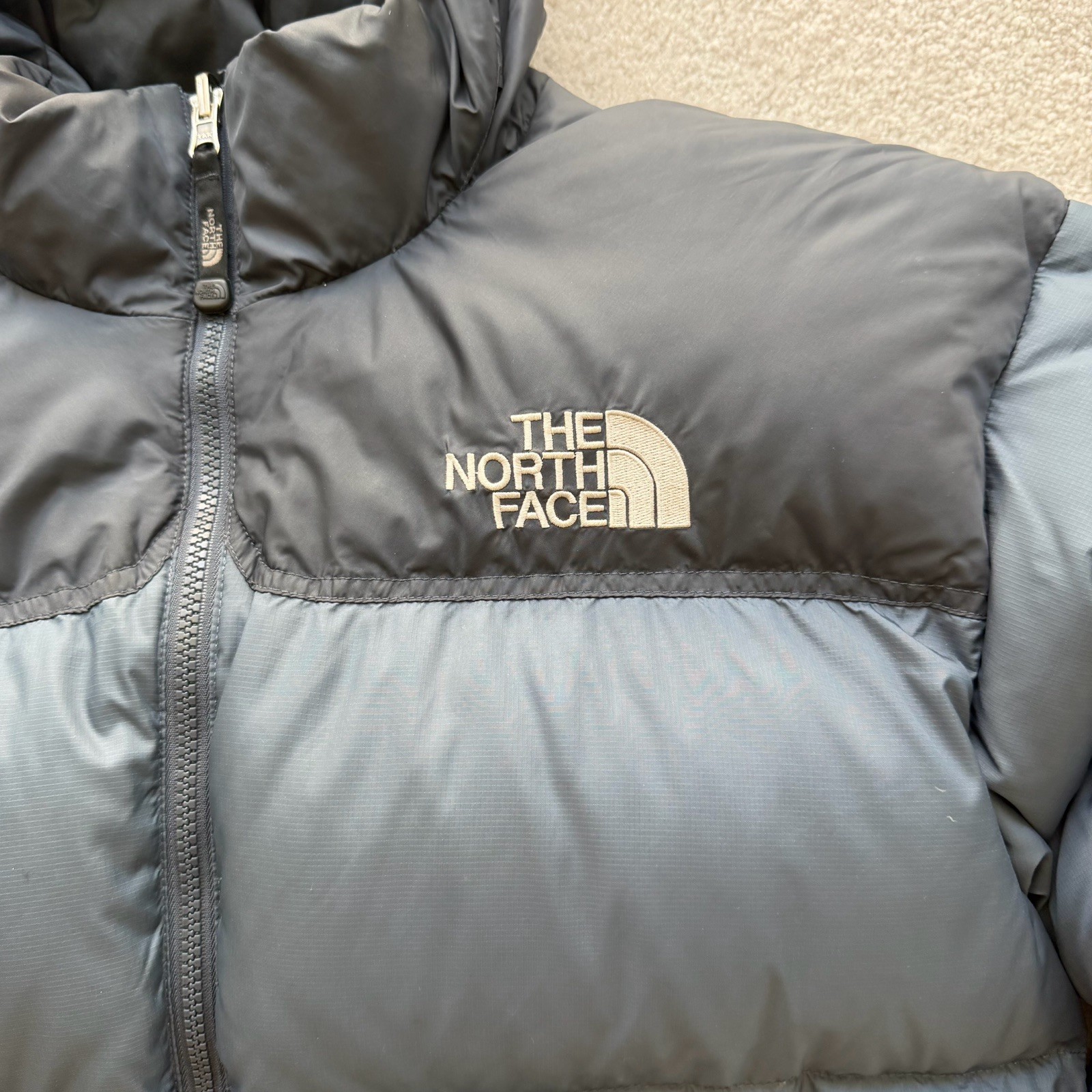 The North Face Jacket Men’s Down 1996 Nuptse Retro 700 Puffer Large Gray Puff