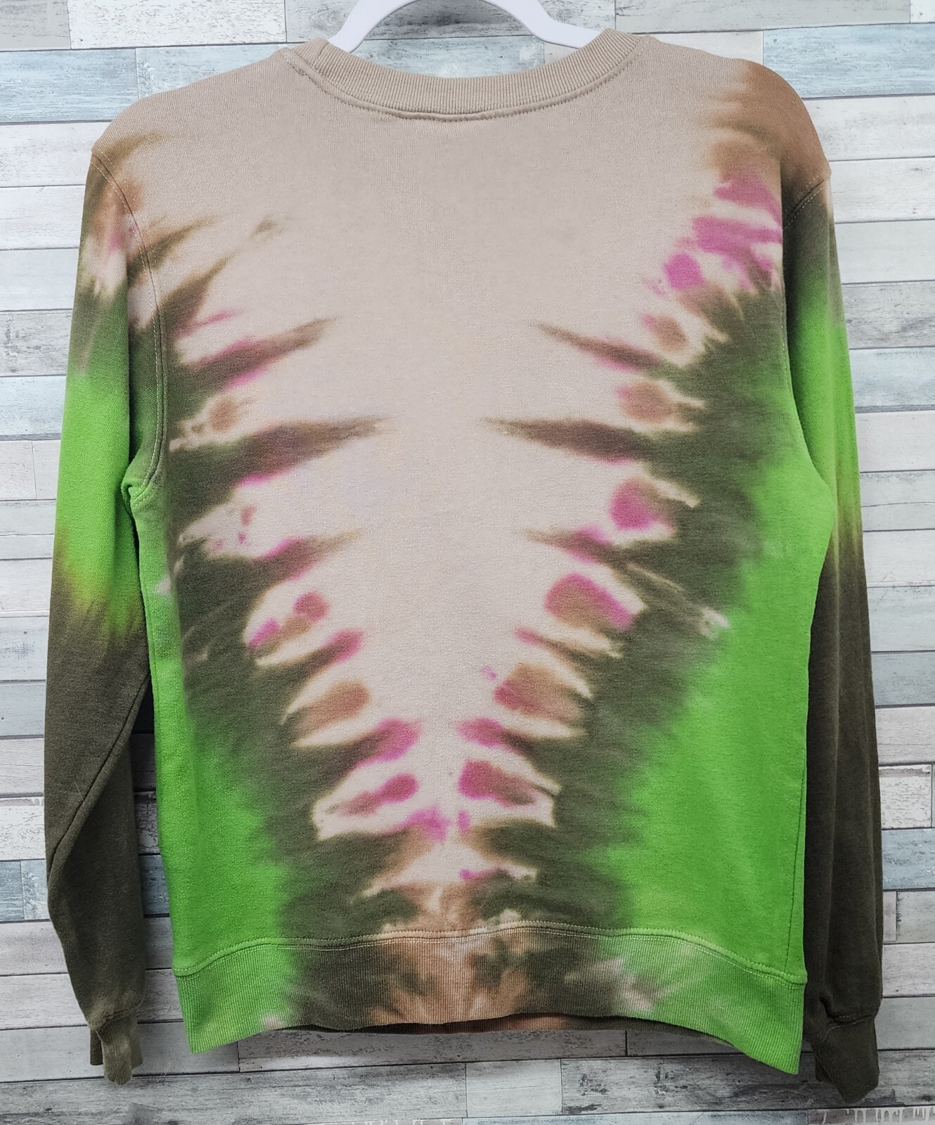 Grateful Dead Sweatshirt XS Womens Multicolor Tie Dye Crew Neck Pullover