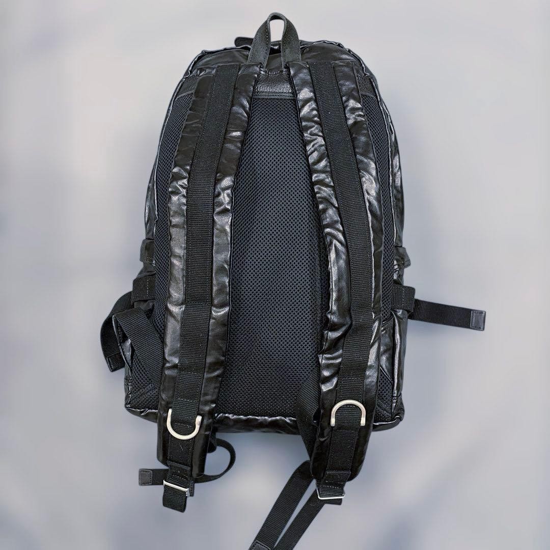 Master-piece MSPC 01232 Backpack Leather Nylon Black Japan 2-Way Room Divided