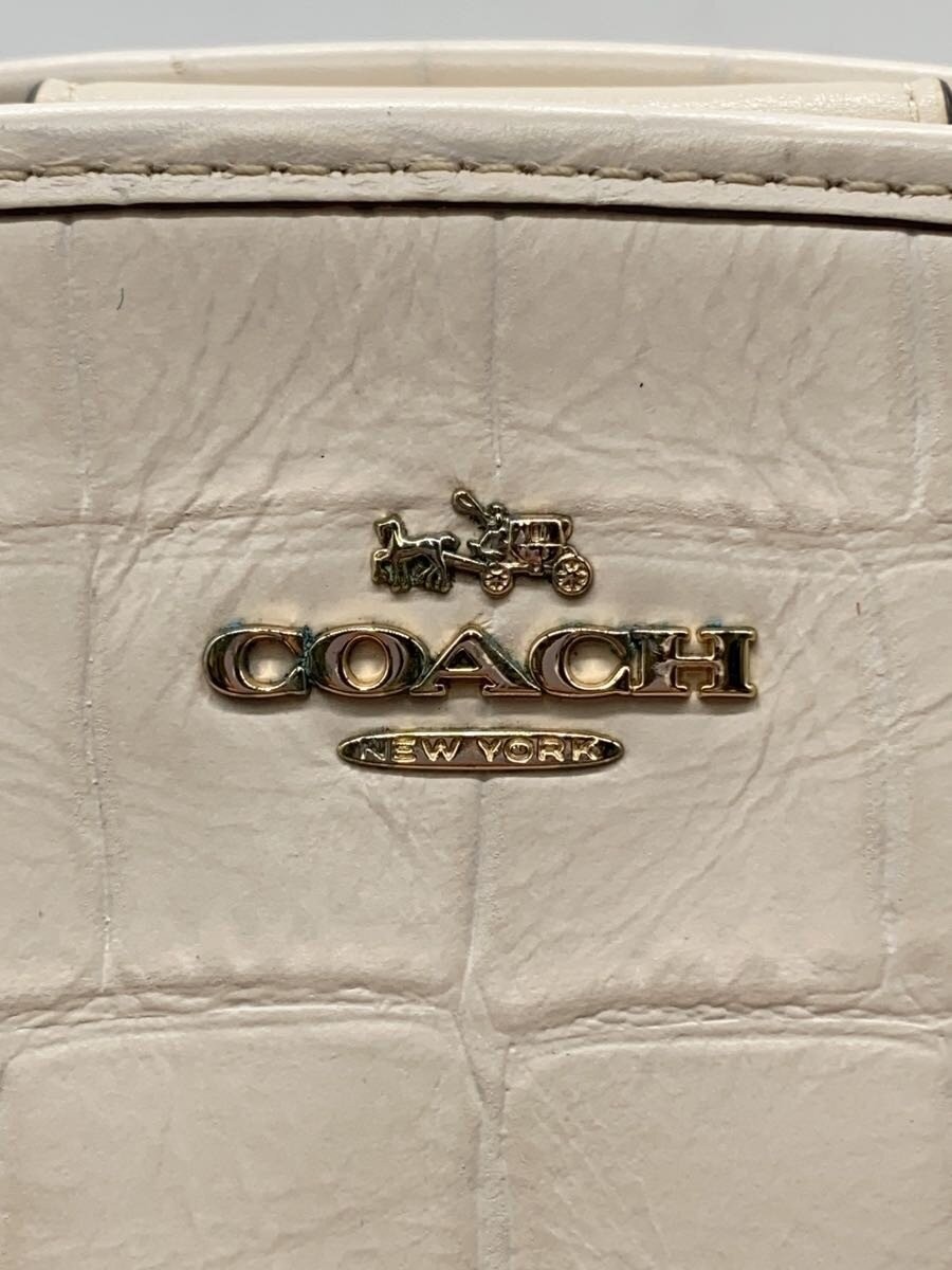 COACH Leather Shoulder Bag CRM F37097