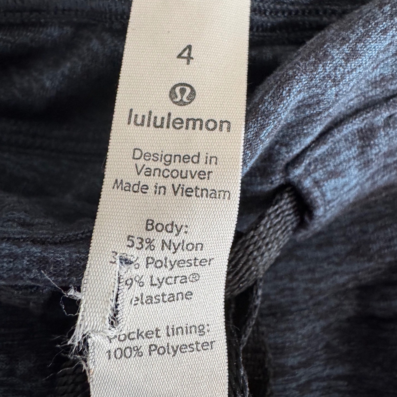 Lululemon Ready to Rulu Jogger Heathered True Navy Black W5BCJS Size 4