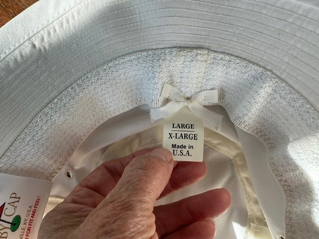 Masters Golf Augusta National Logo White Derby Hat Adult Size LG/XLG