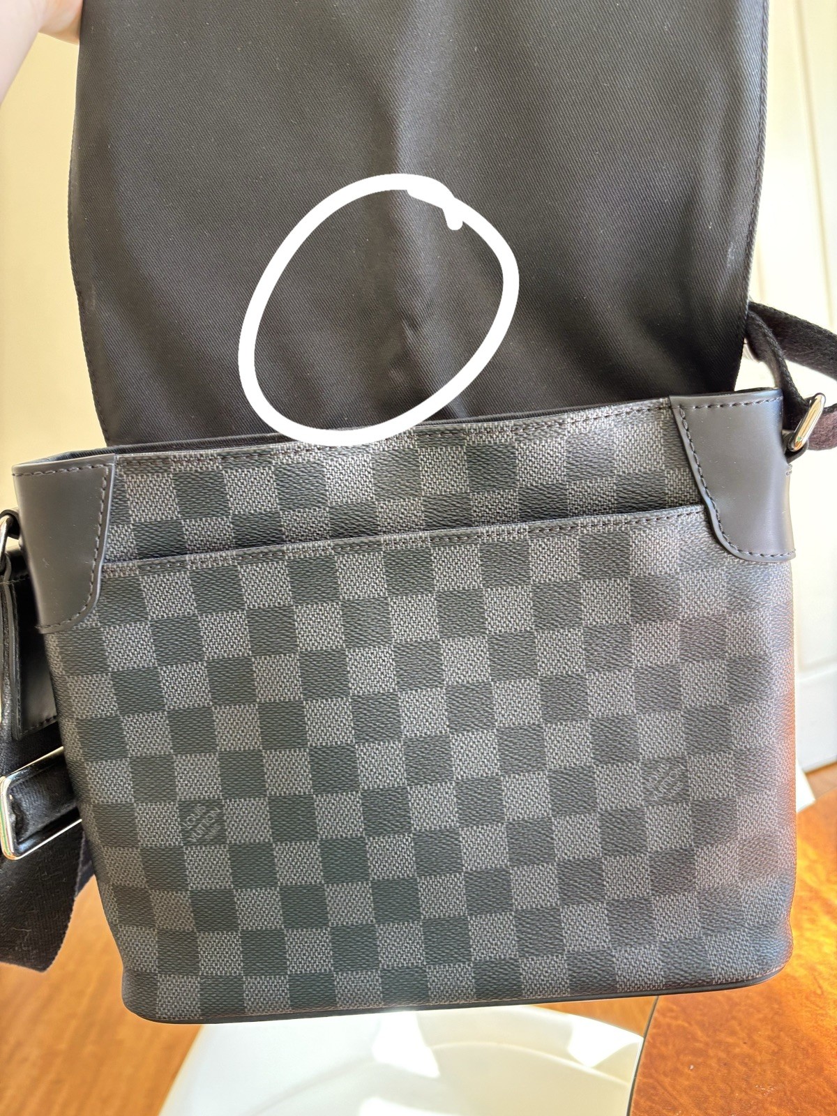 Louis Vuitton Graphite District PM Bag