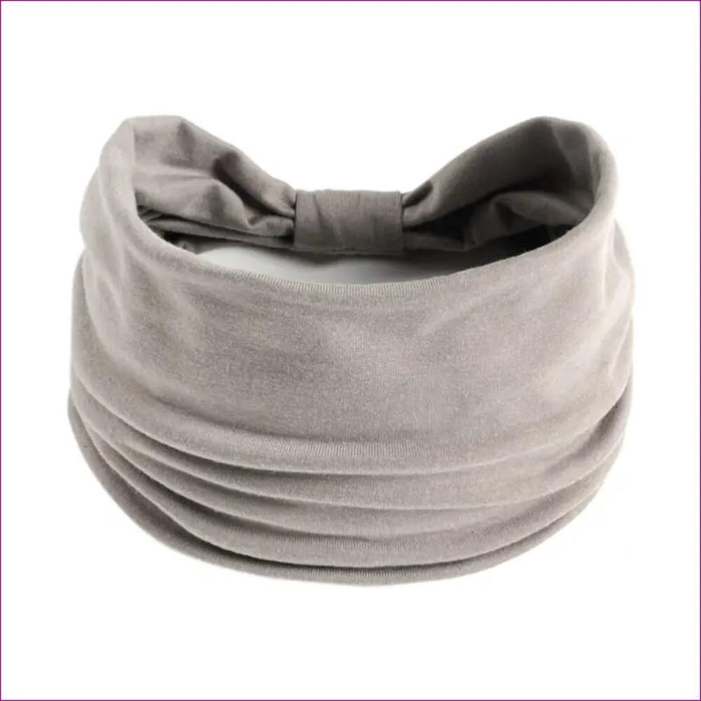 Elevate Your Style with Solid Colour Knot Wide Headbands