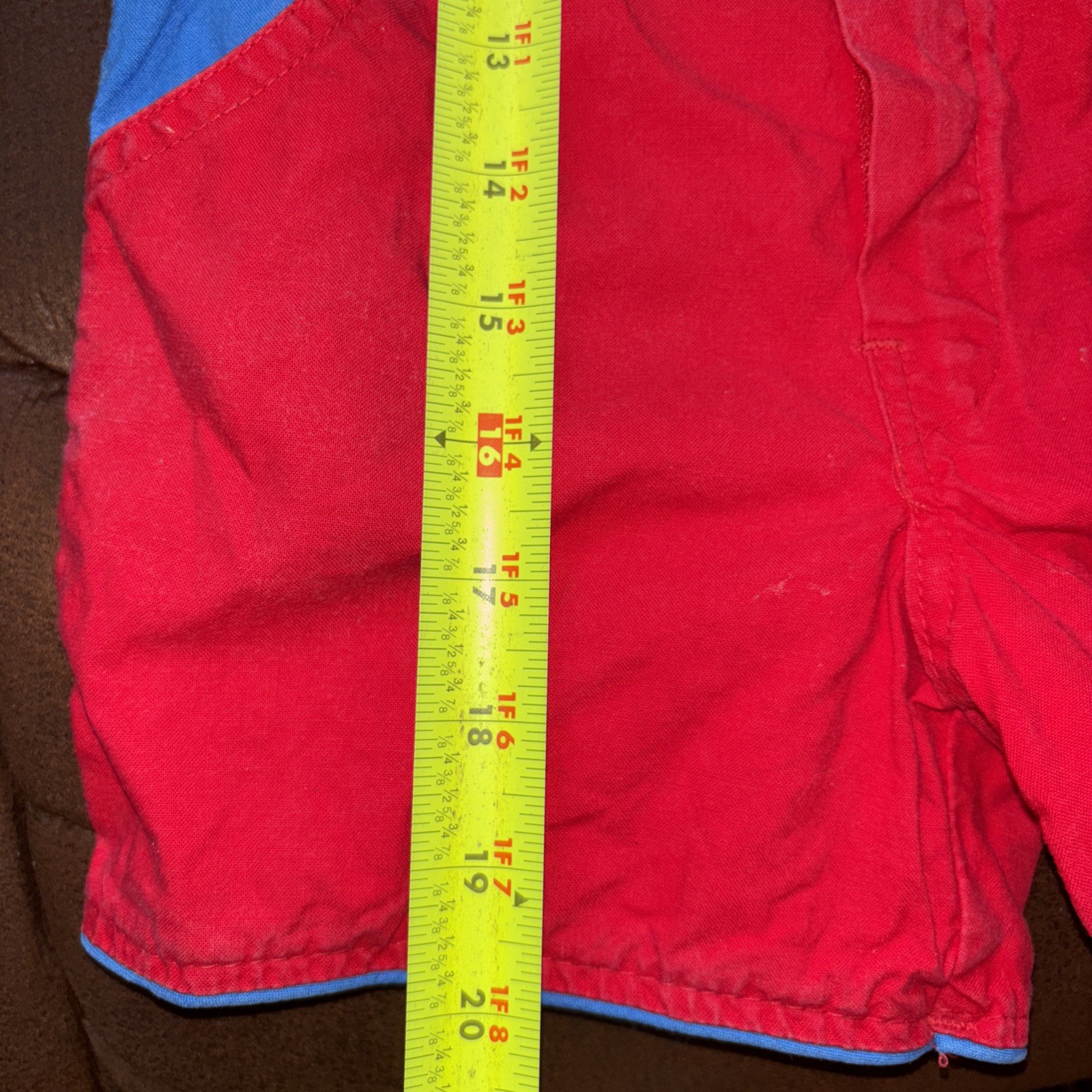 Vintage Oshkosh Overalls 4T Color Block Unique Design Construction Look