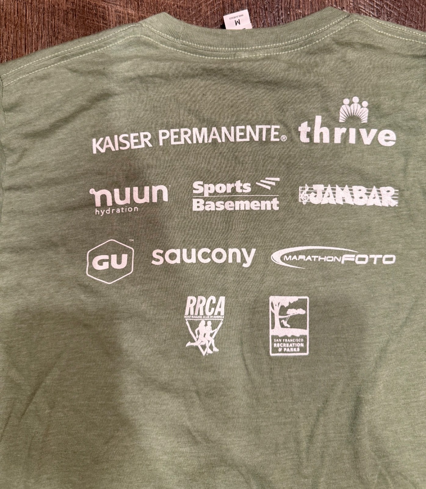 New 2023 KPSF Kaiser San Francisco Half Marathon 10k 5k Men’s M Race T-Shirt
