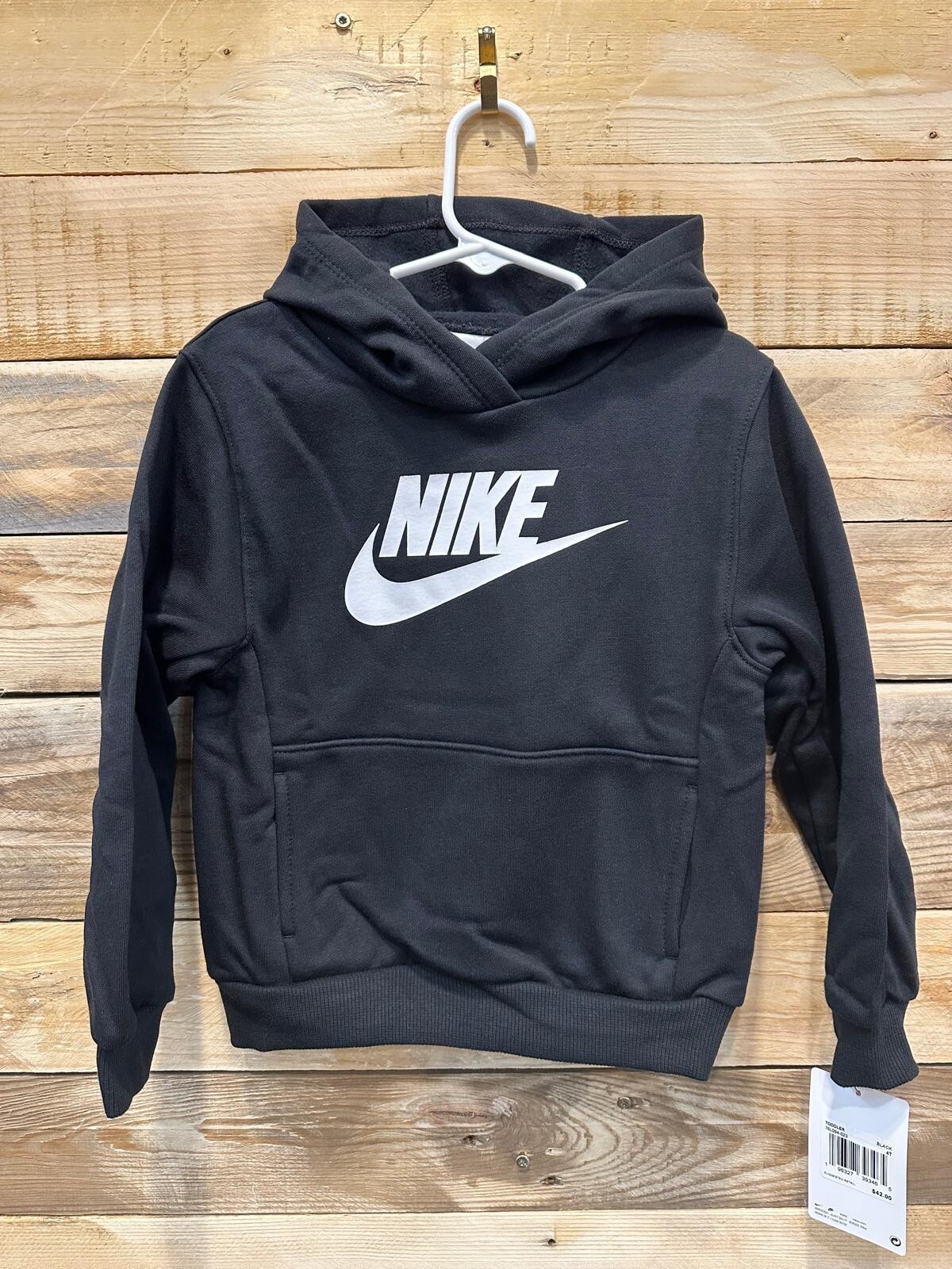 Nike Toddler’s Black Fleece Hoodie (76L094) L1(B47T)