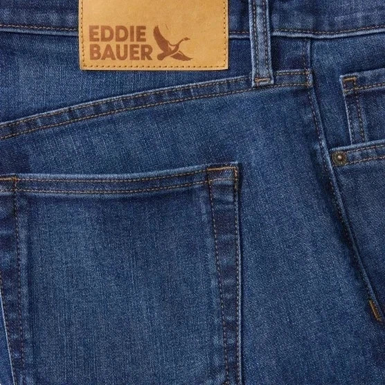 Men’s Eddie Bauer Stretch Jeans Dark Blue 40X30 Item# 1741596