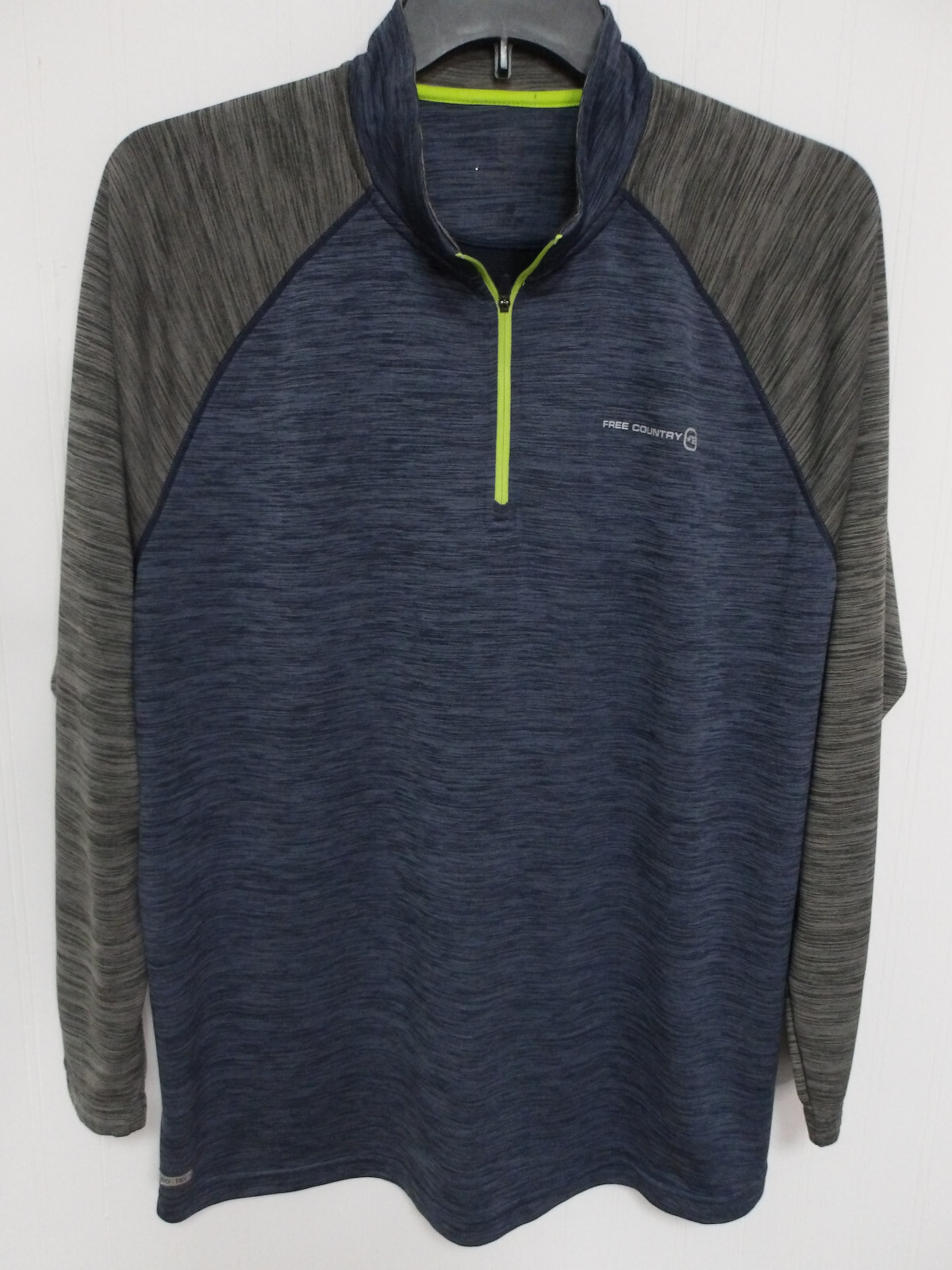 Free Country Men’s Quarter Zip Sz 2XL Pullover Shirt Micro Tech EUC