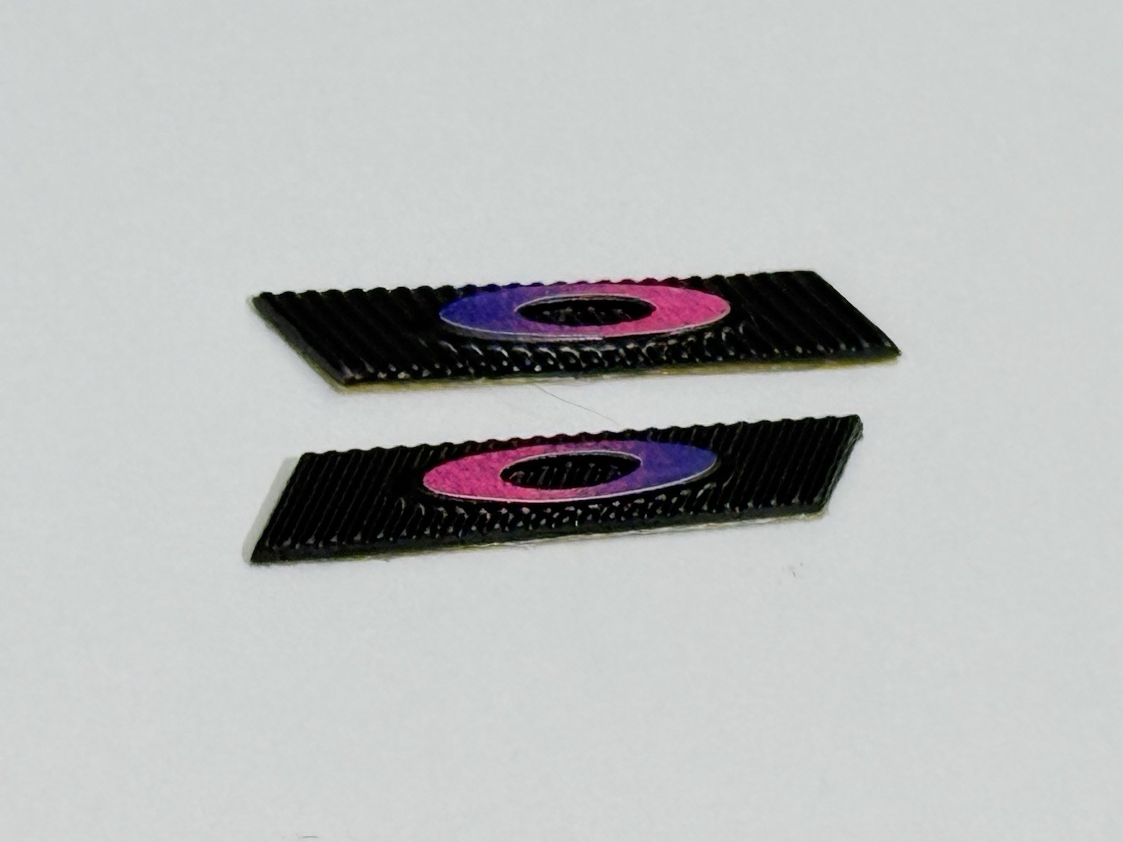 OAKLEY SUTRO SUNGLASSES REPLACEMENT SIDE LOGO ICON BLACK BASE PINK PURPLE FADE