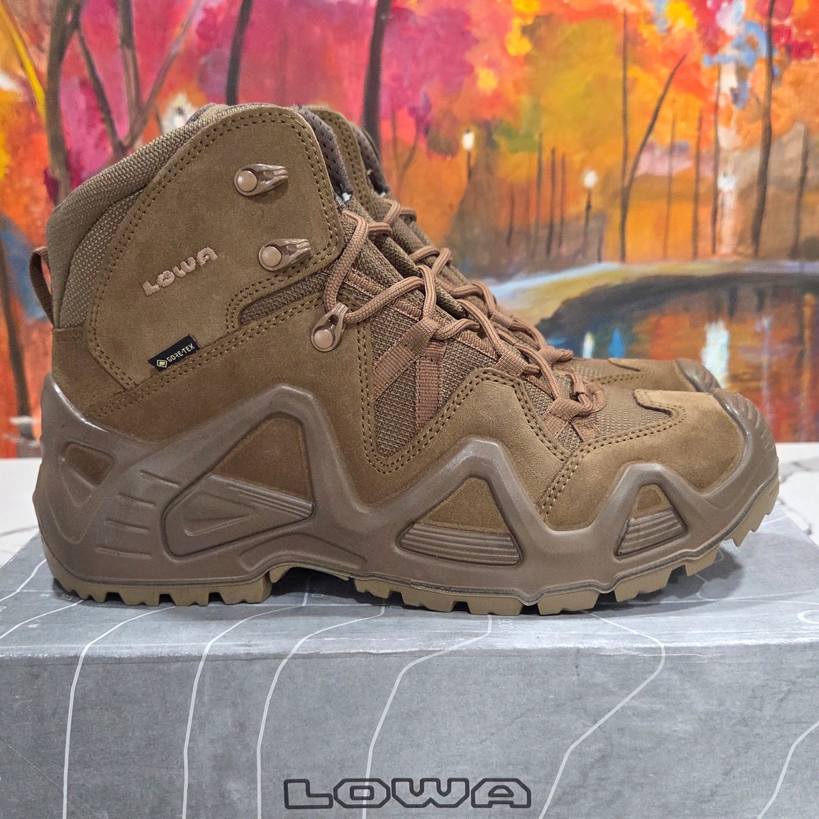 Lowa Zephyr GTX Mid TF Coyote Size 8.5 Men’s Trail Hiking Shoes