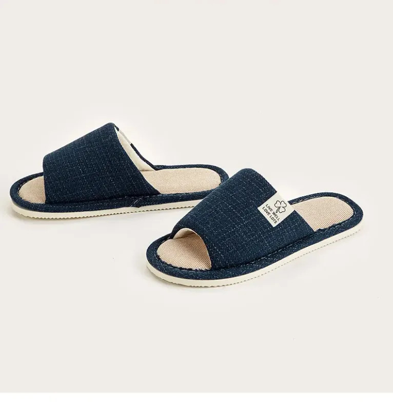 Slippers In Spring&Autumn Comfortable Bedroom Breathable Slippers Men’s&Women’s