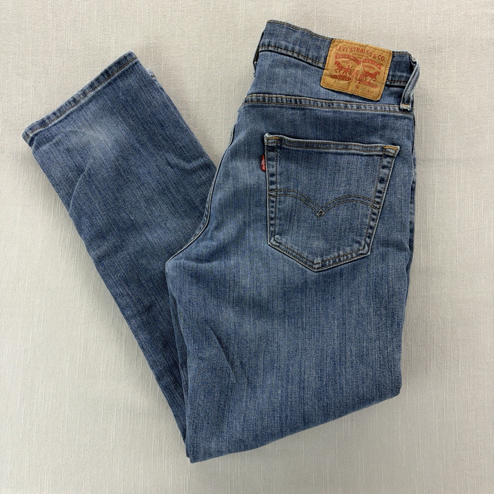Levi’s 511 All Seasons Tech Men’s Jeans W32 L30 Slim Fit Stretch Blue Denim