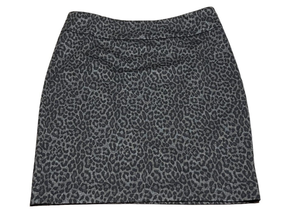Pure Amici Women’s Size Large Skirt Leopard Print Preppy Classic City Party