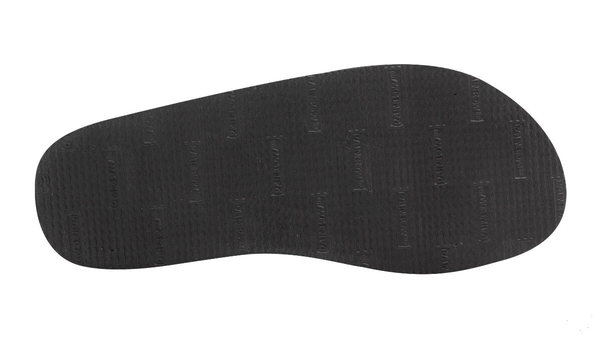 Man Rainbow Classic Rubber Double Layer Soft Top 1″ Nylon Strap 302ARP Black