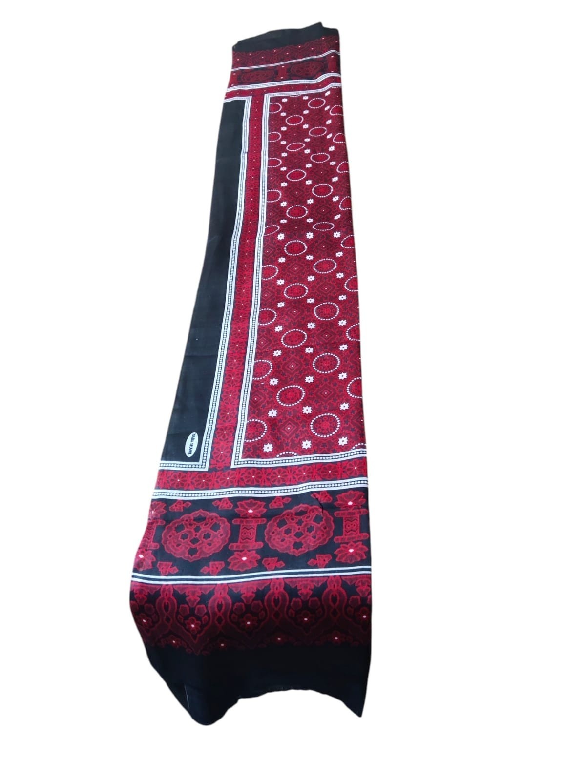 Sindhi Ajrak Traditional Chadar Oversized Printed Cultural Wrap Shawl Pakistan