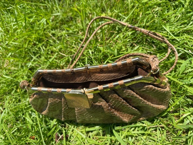 Vintage Susan Gail Snakeskin Bag
