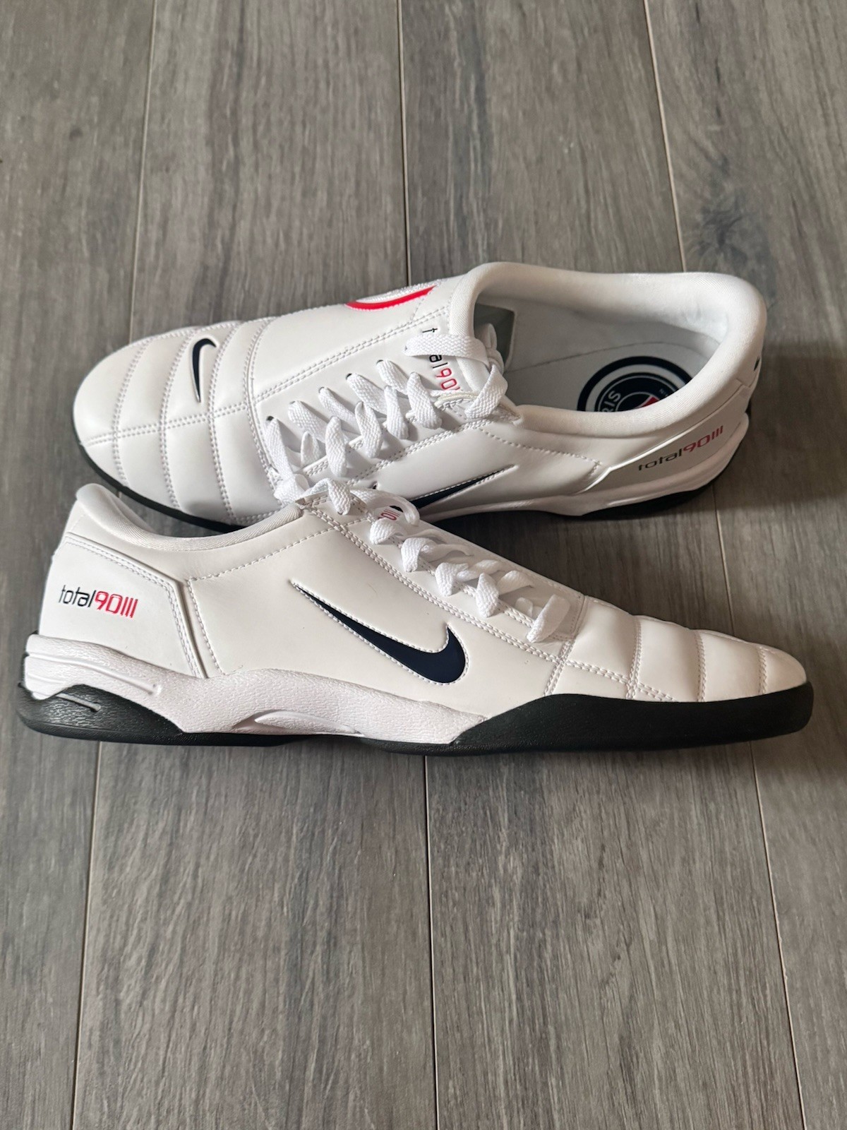 Size 13MEN – Paris Saint-Germain x Nike Total 90 3 SP White Midnight Navy 👊⭐️✅