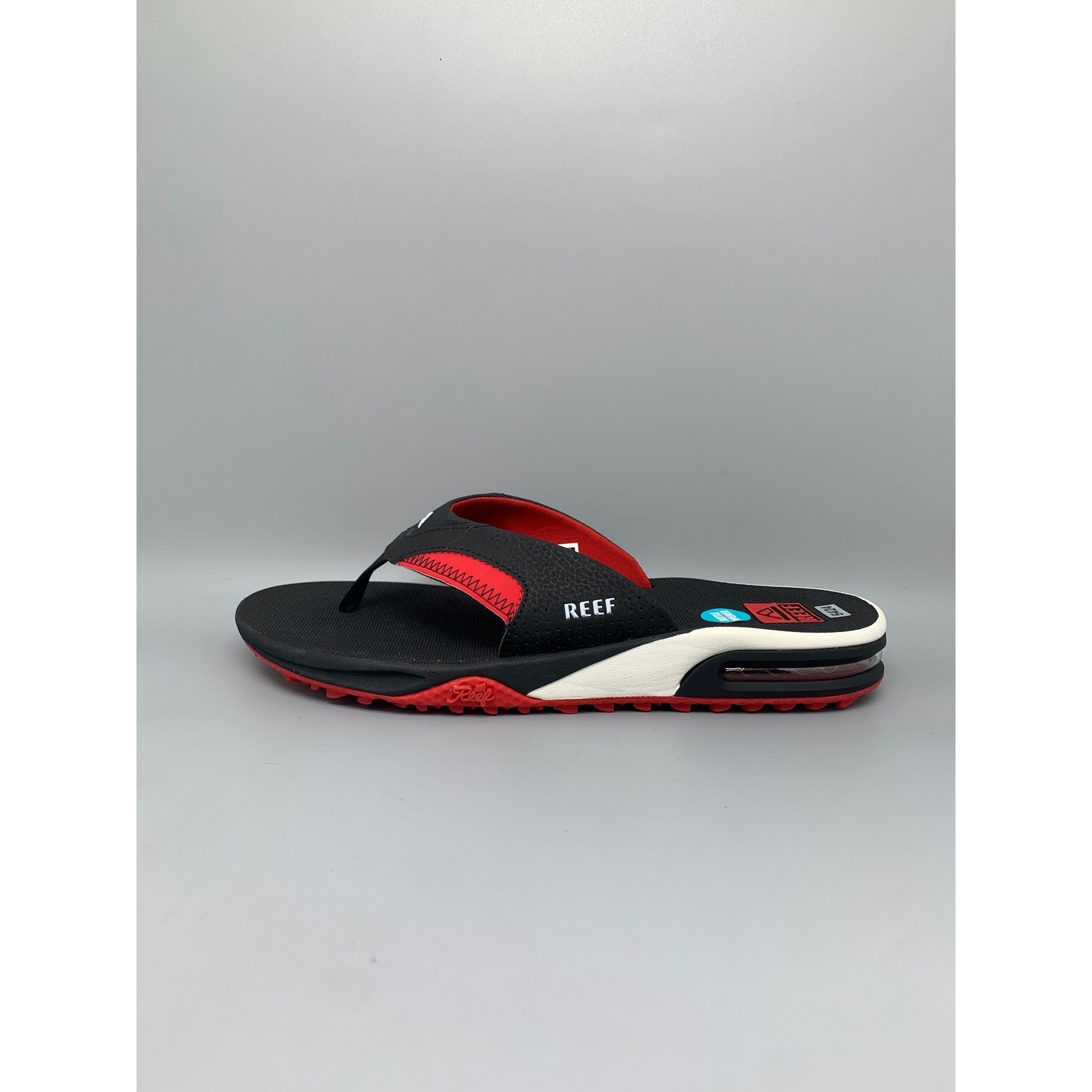 Reef Fanning Pregame Black Red Sandals CJ6403 Men’s Sz 11