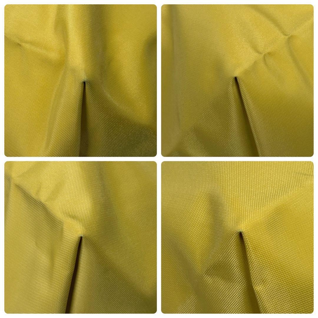 Longchamp Nylon Tote Bag Yellow Folding 10.2×19.3/11×7.9 in, Used