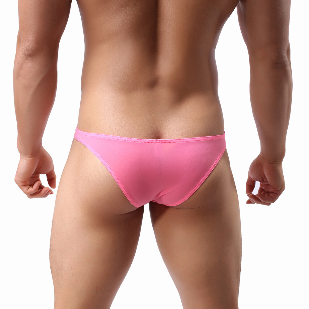 Ice Silk Men’s Underwear Breathable Briefs Ultra-thin Ice Silk Bikini Panties