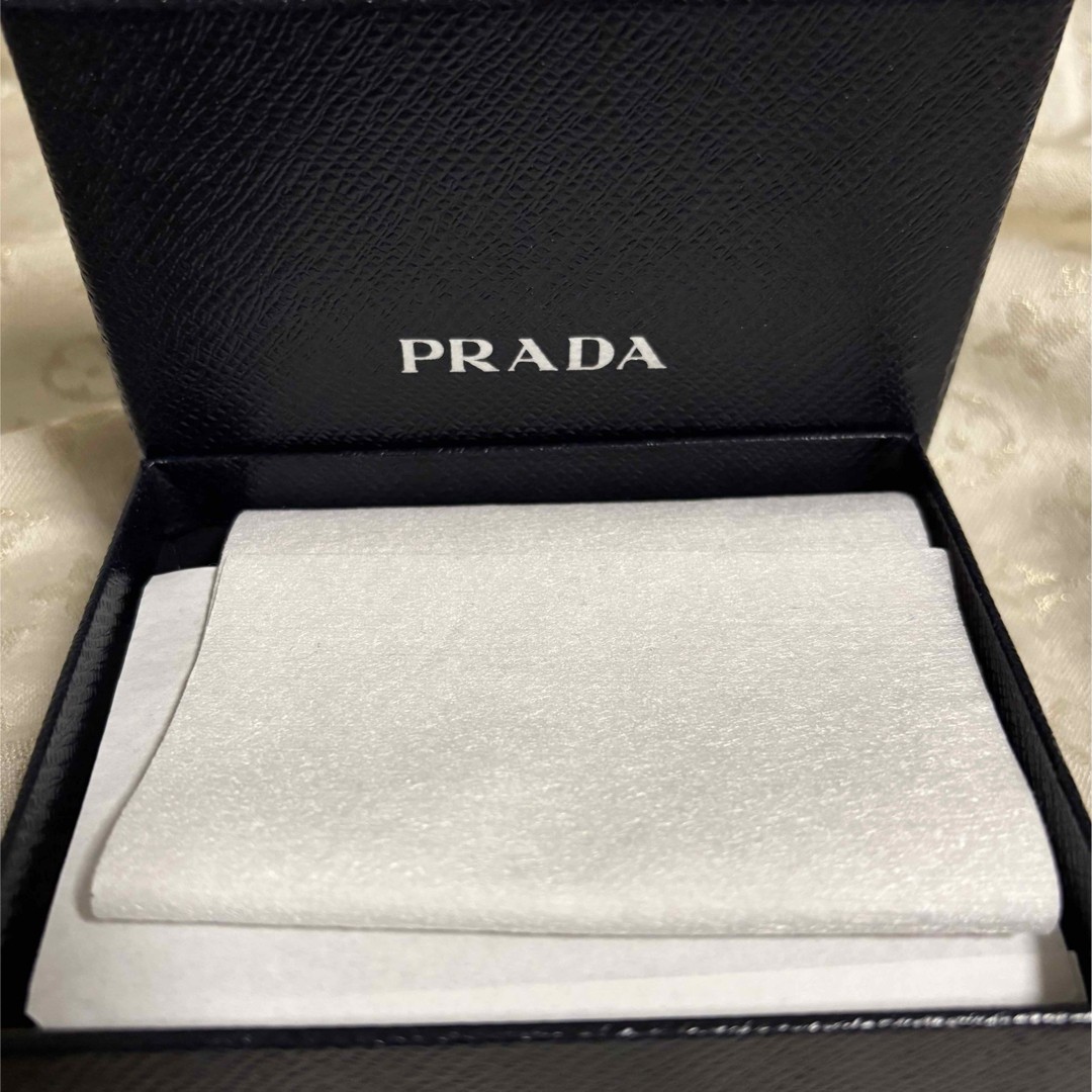 PRADA Saffiano Coin Case ORCHIDEA