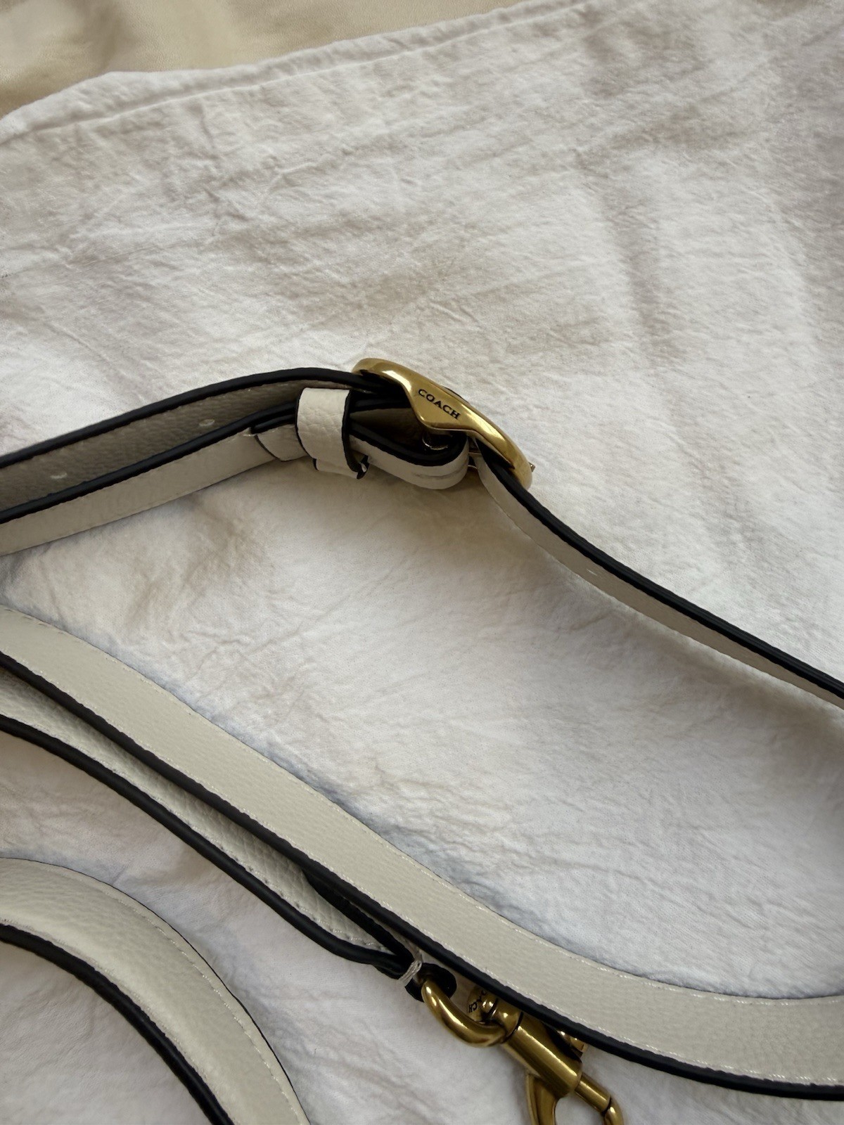 Coach Tabby 20 Women’s Shoulder Bag White With Gold Hardware – Small