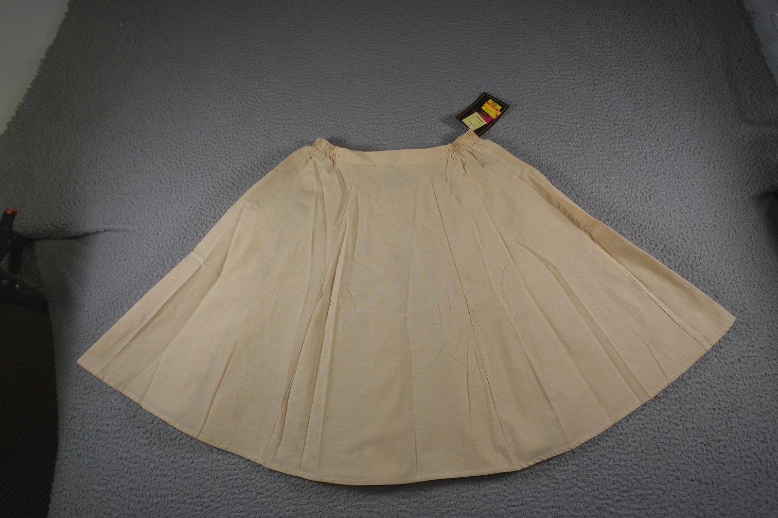 Vintage Western Skirt Womens Medium Beige Cowgirl Rodeo Dance Horse Show Ranch