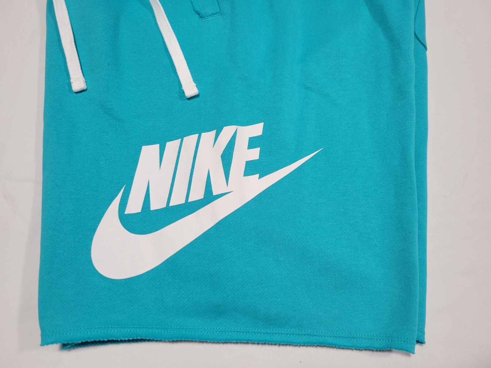 Nike Mens Sportswear Alumini Shorts Soft French Terry DX0502-345 Teal Blue