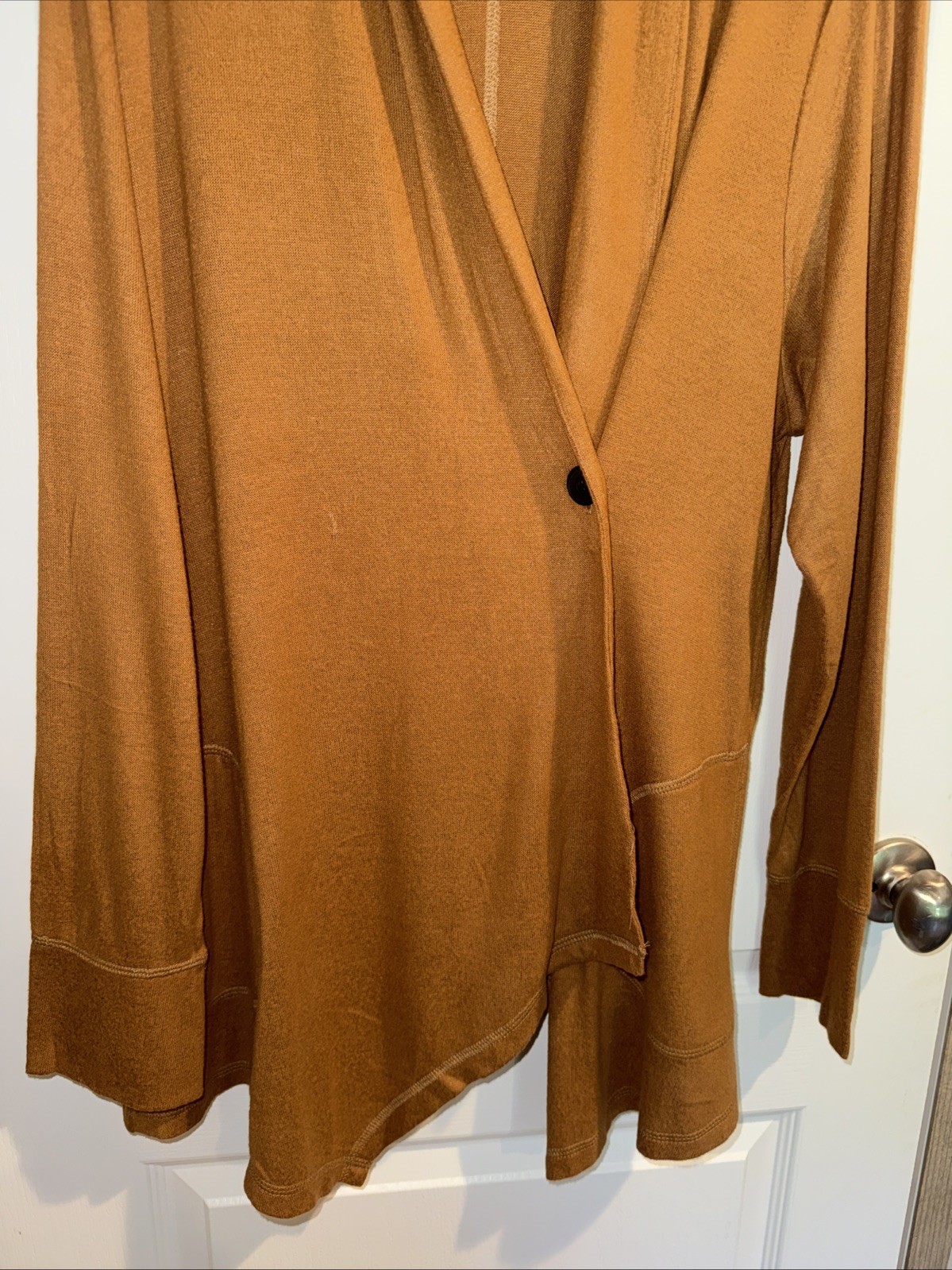 WOMENS CARDIGAN SWEATER STYLE & CO-RUST BROWN RAYON BLEND SIZE 2X NWOT