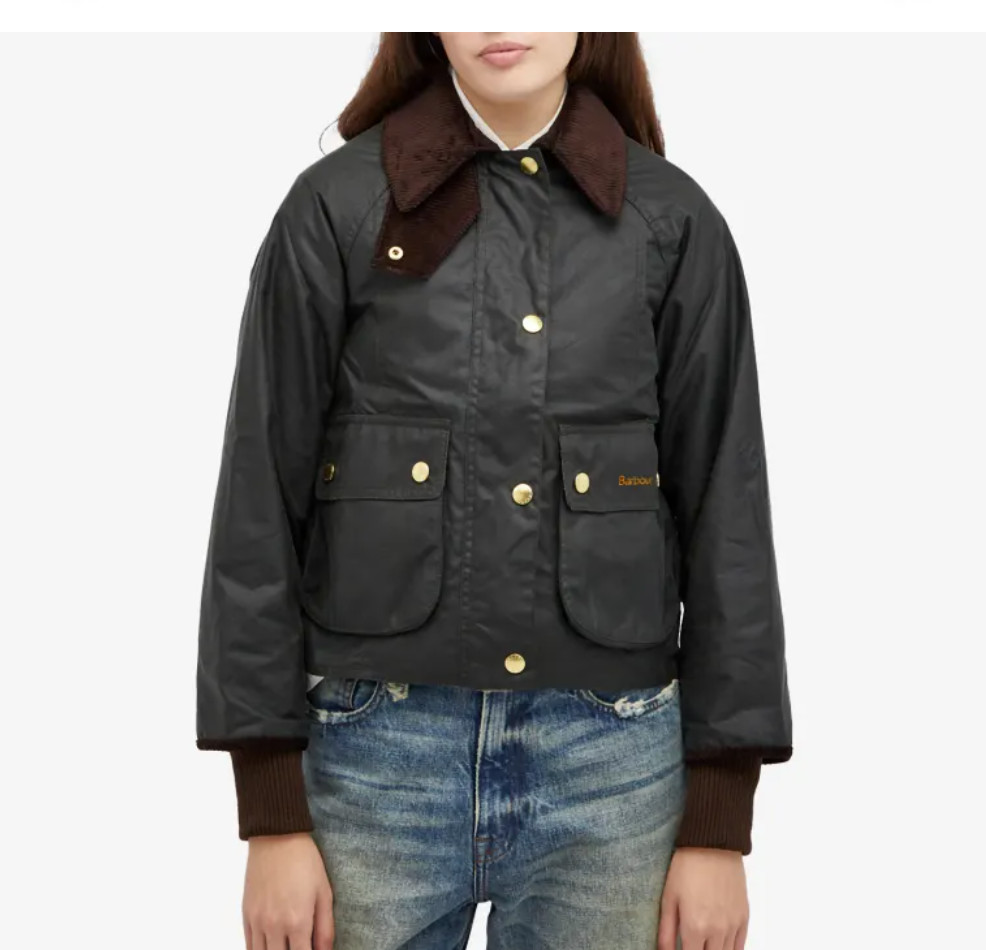 BARK ~ BARBOUR BEADNELL WAX COTTON JACKET MSRP $438 BRITISH ICONIC Style