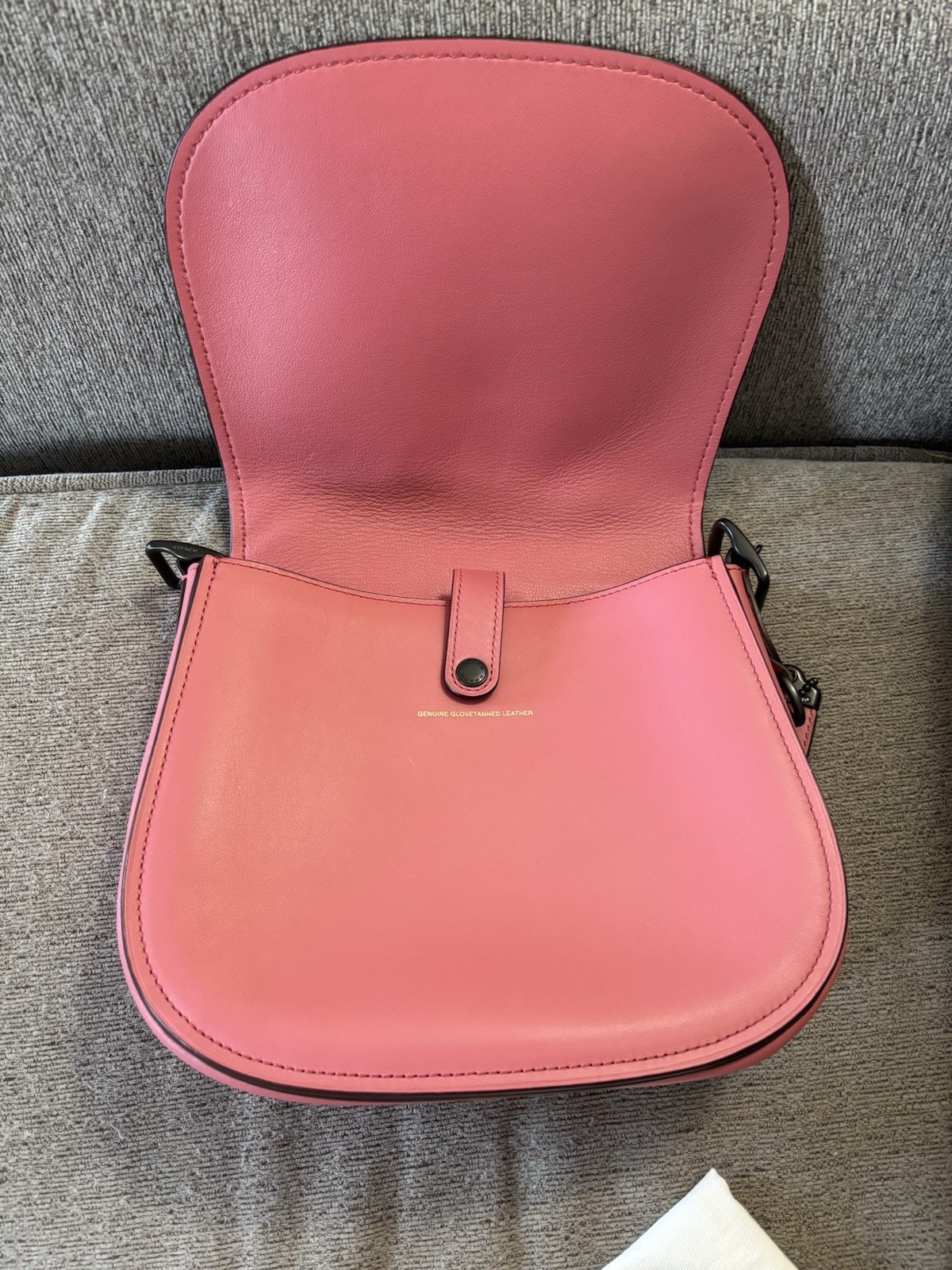 Coach 1941 Saddle Bag 23 Glovetanned Leather Purse 20115 58967 Peony Pink