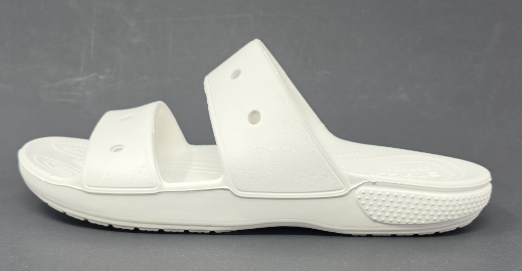 Crocs Classic Two Strap Slide White Men’s 10/Women’s 12 New