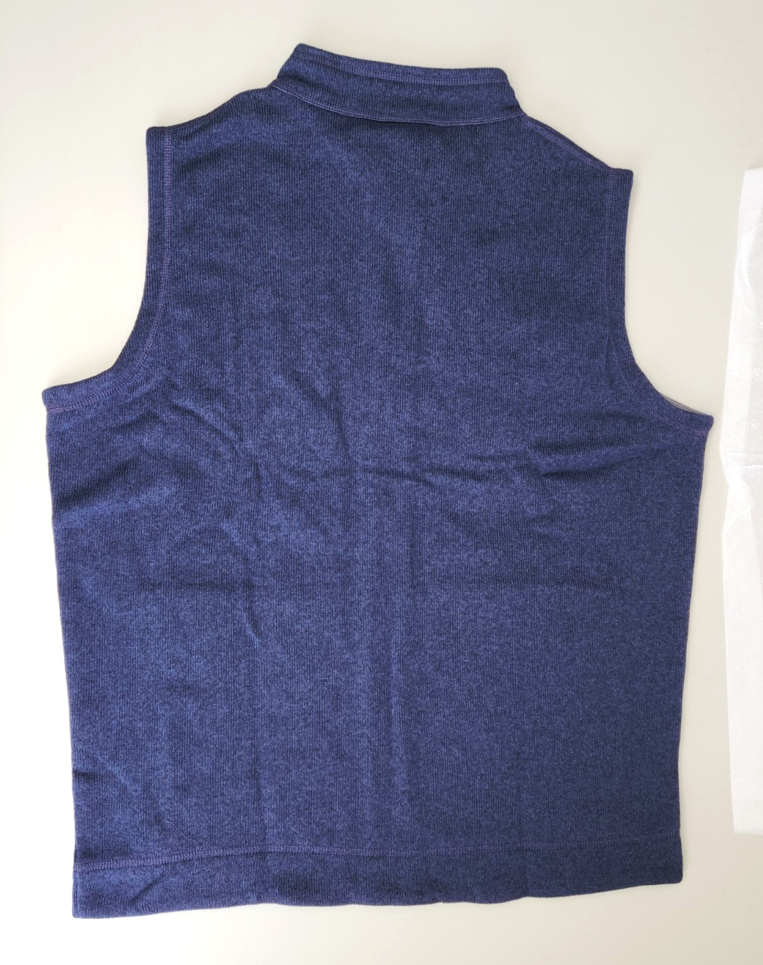 Peter Millar Crown Sweater Full-Zip Fleece Vest Navy Blue Men’s Size L Large NEW