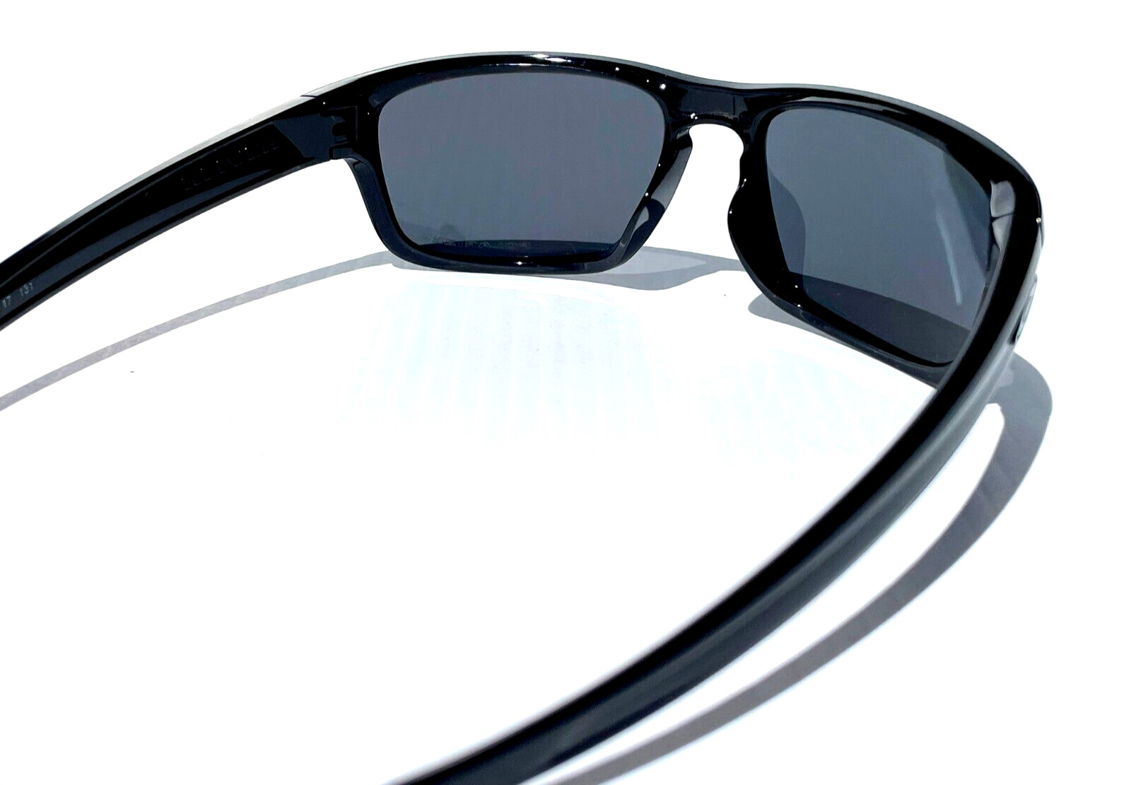 NEW Oakley SLIVER STEALTH Polished Black w POLARIZED Black Lens Sunglass 9408-05