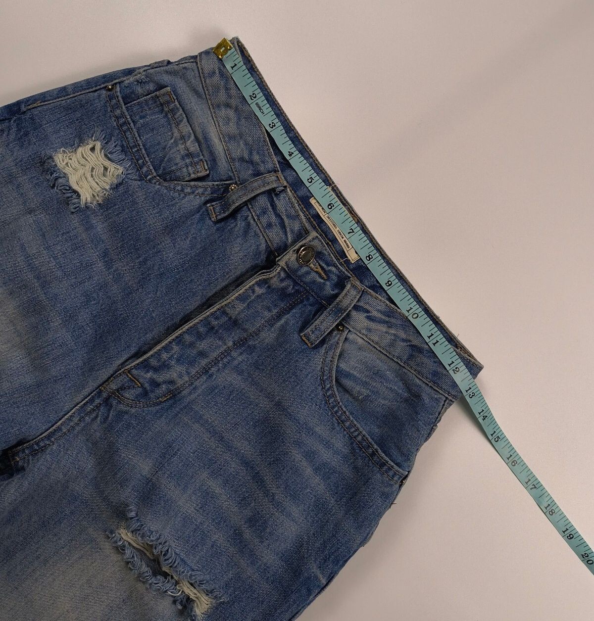 Angel Kiss High-Rise Distressed Mom Jeans Size 5
