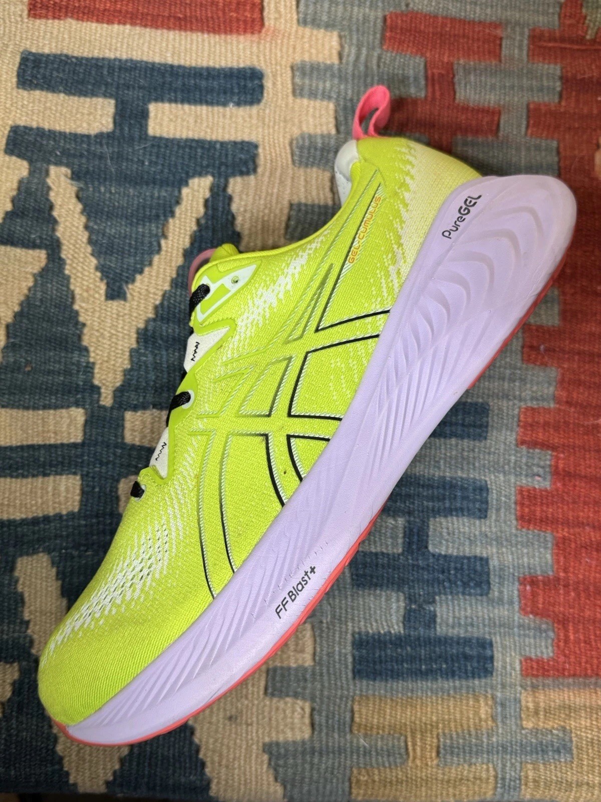 ASICS Gel Cumulus 25 ‘Lime Zest’ Men’s Size 11.5 1011B621300 Running Shoes